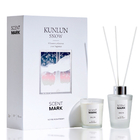 Private Label Luxury Scented Candle With Reed Diffuser Bottle For Gift Set