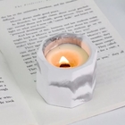 Smokeless Aromatherapy Scented Candle Marble Plaster Cup Creative Home