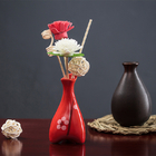 Hotel Fragrance Air Fresher Flower Stick Ceramic Bottle Decorative Aroma Reed Diffuser
