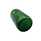 2oz Green Clear Dropper Boston Round Glass Bottle