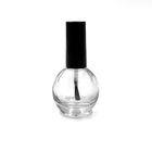 10ML CLEAR COLOR EMPTY ROUND SHAPE NAIL POLISH GLASS JARS GLASS BOTTLES