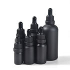 5ml 10ml 15ml 20ml 30ml 50ml 100ml Black Frosted Glass Dropper Bottles For Essential Oils