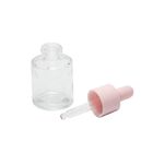 Pink Odm Glass Dropper Bottle Clear Glass Bottle Customised Serum Bottles