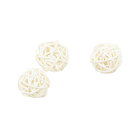 No Formaldehyde Natural Color Round Shaped Natural  Wicker Rattan Decorative Balls
