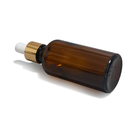50ml Amber Roller Bottles DIN18 Screw Cap Size For Personal Cosmetics