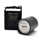 Classic Black Ceramic Scented Candles Glass Cans Candlelight Romantic With Gift Box