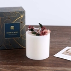 Cement Canned Scented Candle Set Jar And Box Luxury