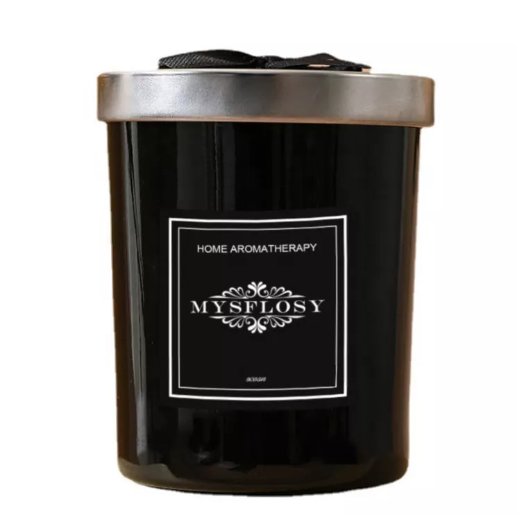 Wedding Birthday Glass Jar Custom Aromatherapy Luxury Fragrance Scented Candle