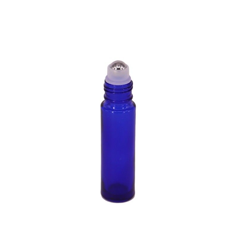 Round Blue 10ml Glass Roller Ball Bottles