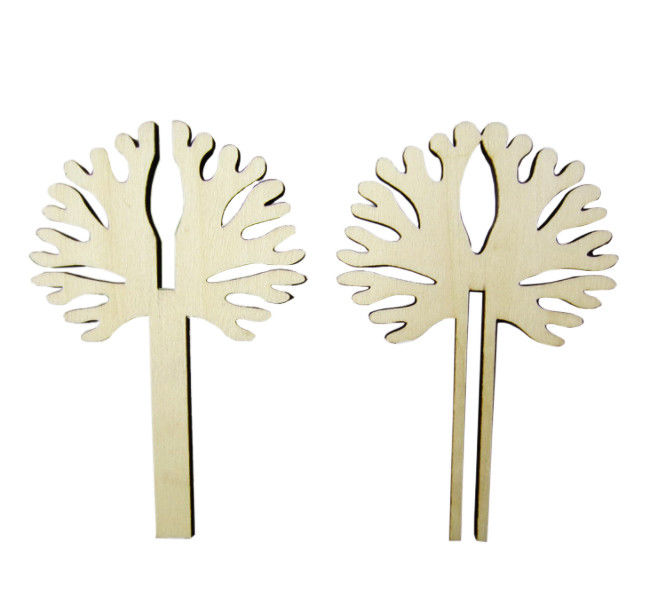 Laser Cutting Tree Shapes Plywood Reed Diffuser Stick For Fragrance Diffuser