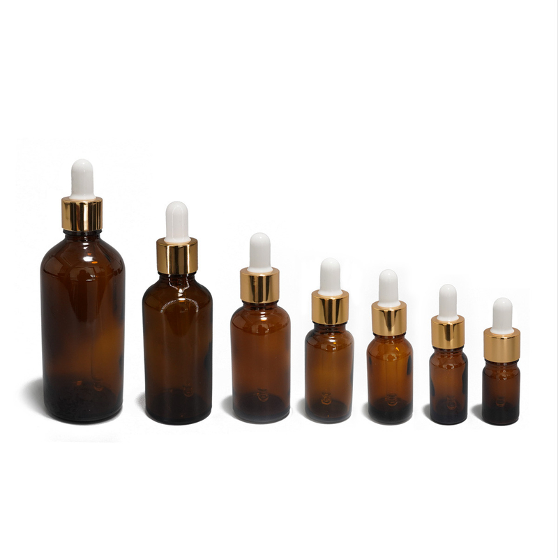 50ml  Customized Frosted Essential Oil Glass Bottle With Dropper